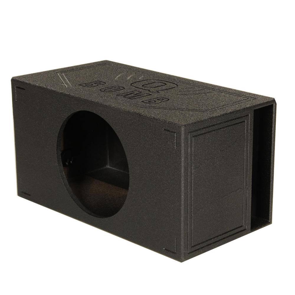 Q POWER Single 15 in. Vented Ported Car Subwoofer Sub Box Enclosure