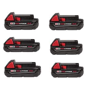 M18 18-Volt Lithium-Ion Compact Battery Pack 2.0Ah (6-Pack)