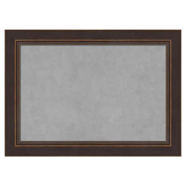 Amanti Art Lara Bronze 28 in. x 20 in. Framed Magnetic Board
