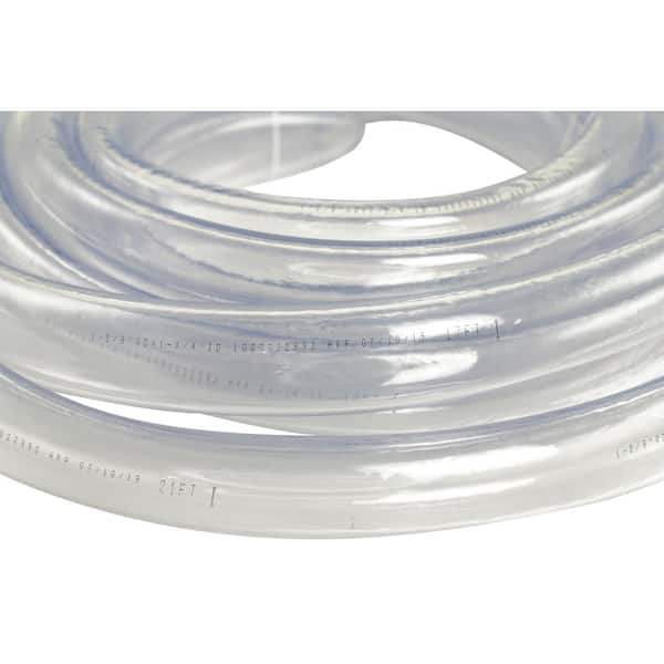 1-5/8 in. O.D. x 1-1/4 in. I.D. x 25 ft. PVC Clear Vinyl Tube