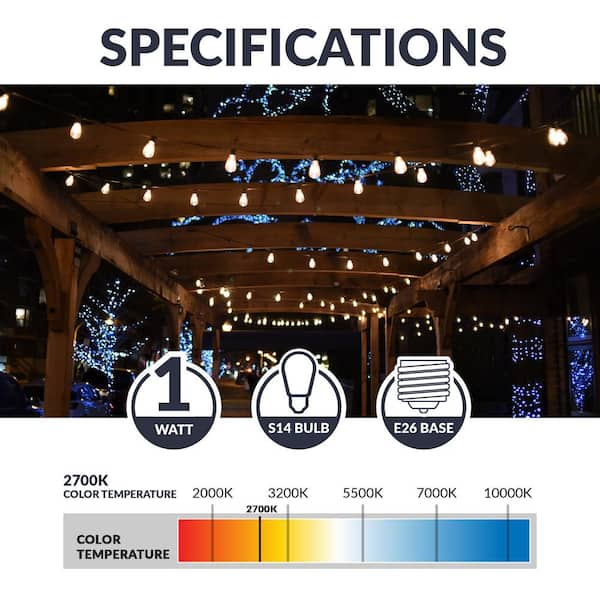 Newhouse Lighting 11-Watt Equivalent S14 Shatter-Resistant Newhouse Lighting 11-Watt Equivalent S14 Shatter-Resistant