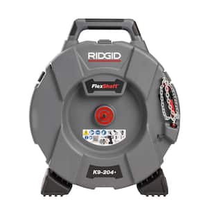 K9-204 Plus FlexShaft Wall-to-Wall Professional Drain Cleaning Machine, 5/16 in. x 70 ft. Designed for 2 in. 4 in. Pipes