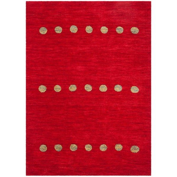 SAFAVIEH Himalaya Red 4 ft. x 6 ft. Geometric Area Rug