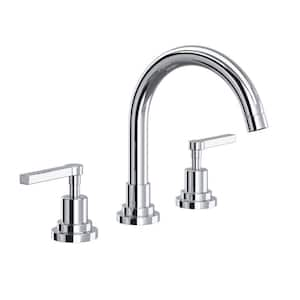 Lombardia 8 in. Widespread 2-Handle Bathroom Faucet in Polished Chrome