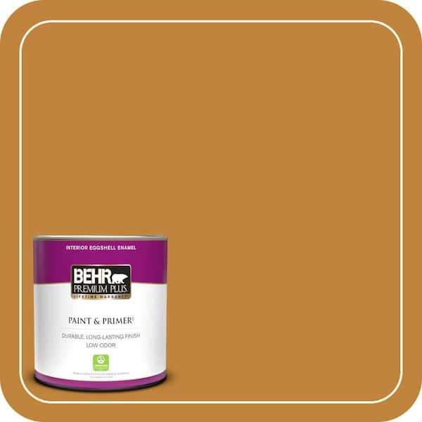 BEHR PREMIUM PLUS 1 qt. #M260-7 Back to School Eggshell Enamel Low Odor Interior Paint & Primer