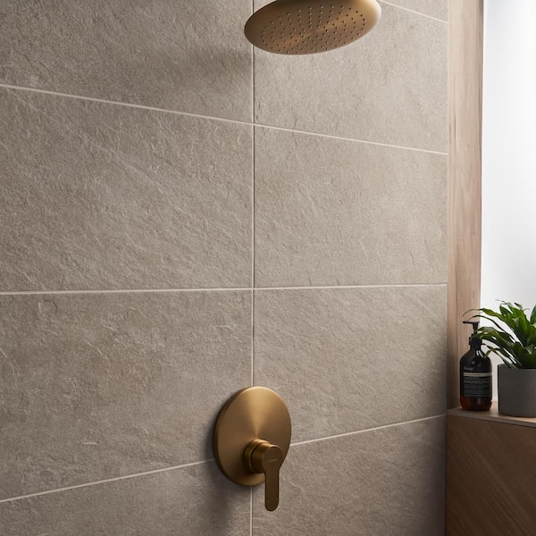 Monolith Caramel Brown 11.81 in. x 23.62 in. Matte Porcelain Floor and Wall Tile (13.55 sq. ft./Case)