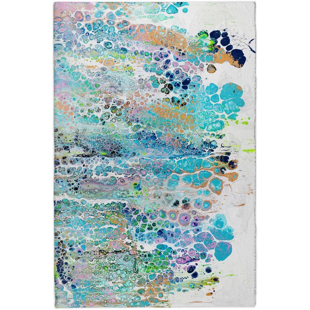 Dream Shag Premium Machine Washable Abstract ADS65 Mermaid 5 ft. x 7 ft. 6 in. Area Rug price history on PriceWatchPro