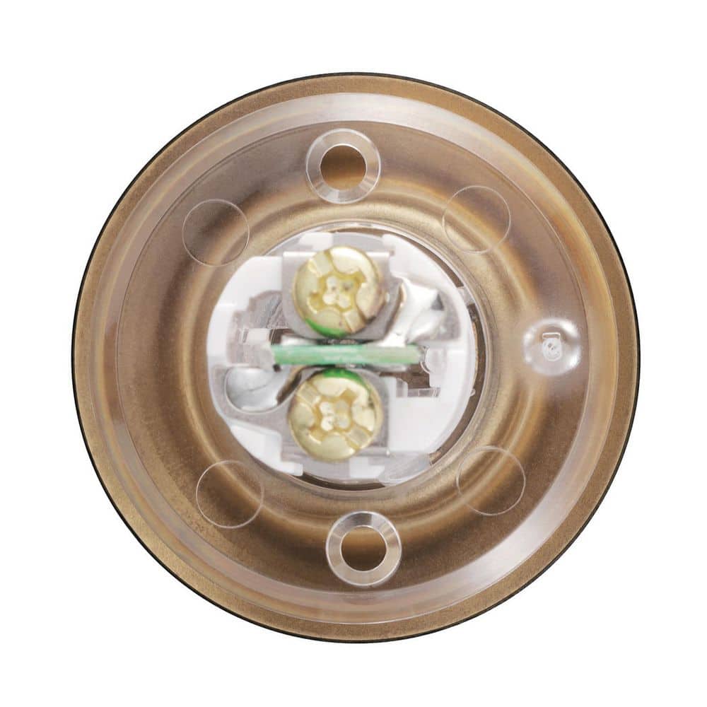 White LED Lighted Recessed Pushbutton Doorbell
