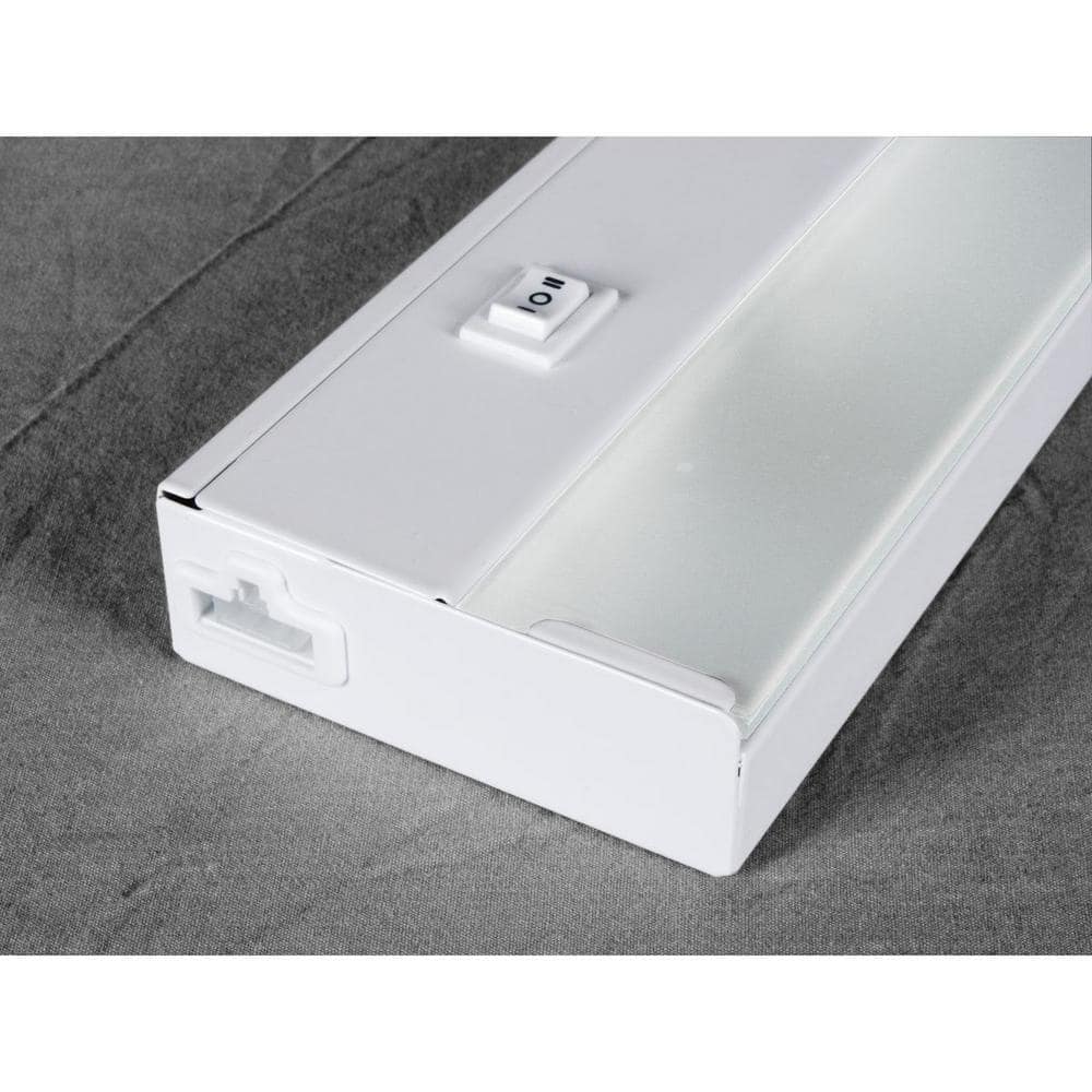 White 12" Xenon Two-Light Undercabinet Fixture
