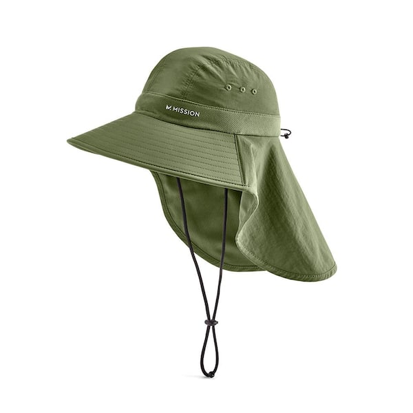 Mission Sun Defender Hat Bronze Green