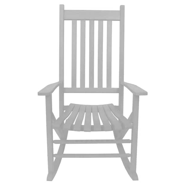 Leigh Country Heartland White Wood Outdoor Rocking Chair