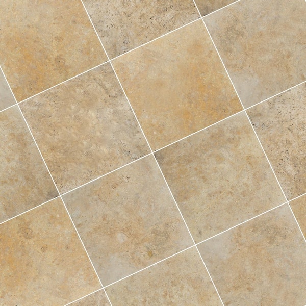 MSI Riviera 2 cm. x 16 in. x 16 in. Tumbled Travertine Paver Tile (1.78 sq. ft.)