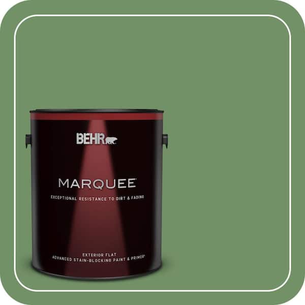 BEHR MARQUEE 1 gal. #M400-6A Mossed Opportunity Flat Exterior Paint & Primer