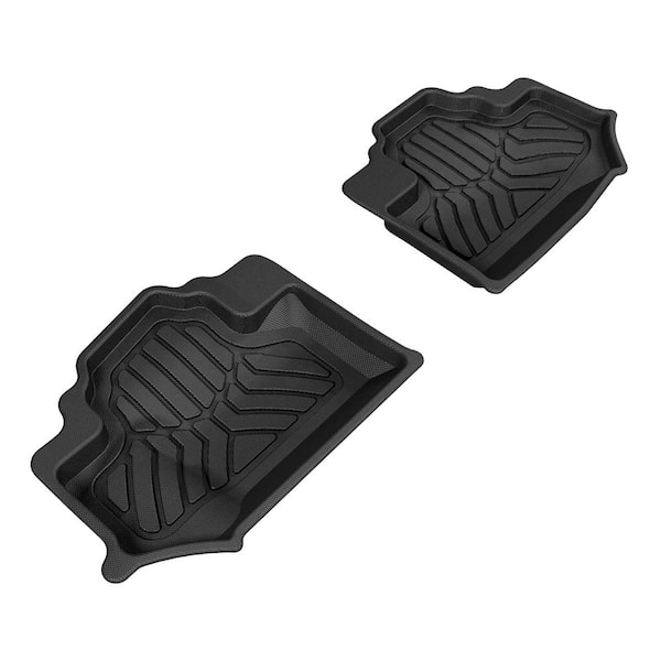 Aries StyleGuard XD Black Custom Heavy Duty Floor Liners, Select Jeep Wrangler JK 2-Door, 2nd Row Only