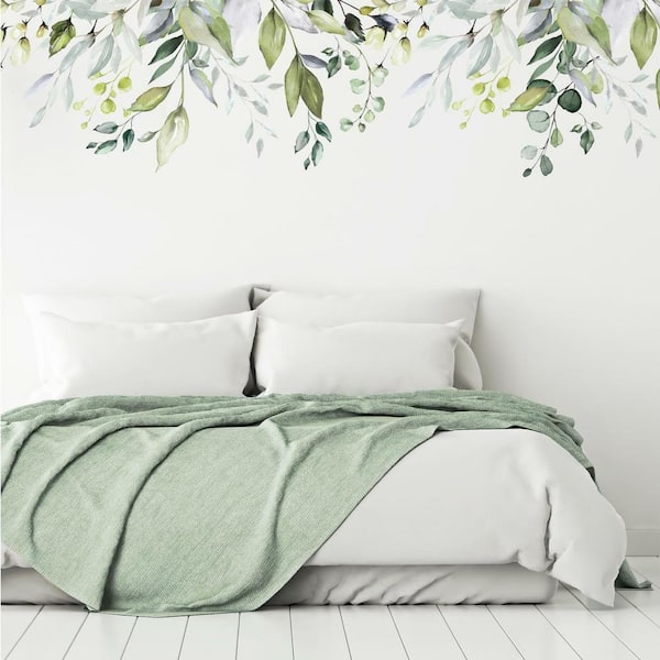 RoomMates WATERCOLOR FLORAL GIANT PEEL & STICK WALL DECALS RMK4708GM - The  Home Depot