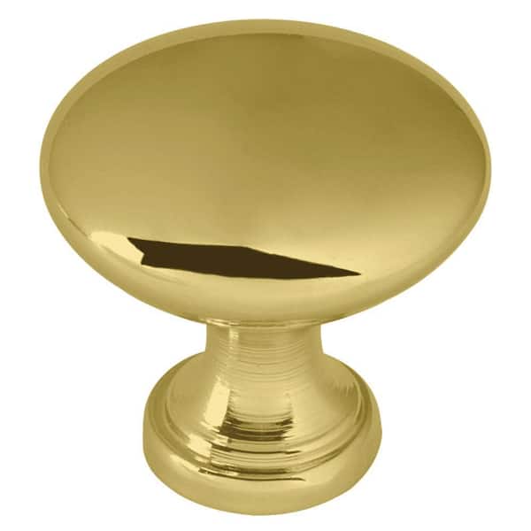 Liberty Classic Round 1-1/4 in. (32mm) Polished Brass Hollow Cabinet Knob