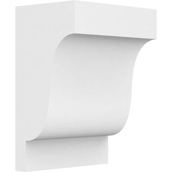 Ekena Millwork 7 in. x 10 in. x 5 in. Standard Newport Architectural Grade PVC Corbel