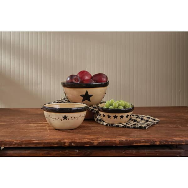 Rustic Retreat Mixing Bowl - Set of 3