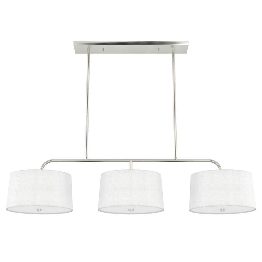 Cottage Hill Brushed Nickel 6-Light Kitchen Island Chandelier