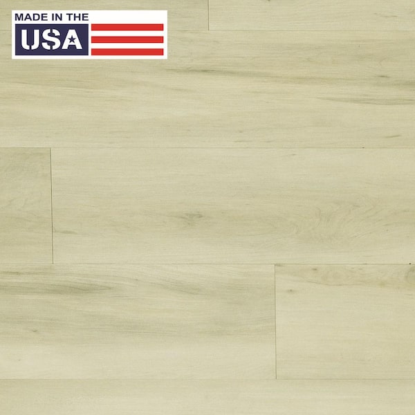 COLONIAL HDPC PLANK Desert Dune 12MIL x 7.87 in. W x 60 in. L Click Lock Waterproof Luxury Vinyl Plank Flooring (32.81 sq. ft./case)