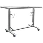 Adjustable stainless clearance steel table