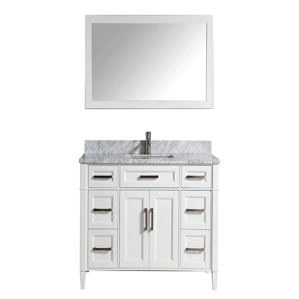 Vanity Art Savona 60 In. W X 22 In. D X 36 In. H Bath Vanity In White ...