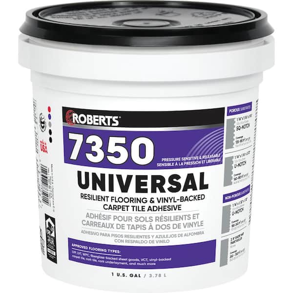 Universal Flooring Adhesive 7350 1, Roberts Floor Adhesive Sds