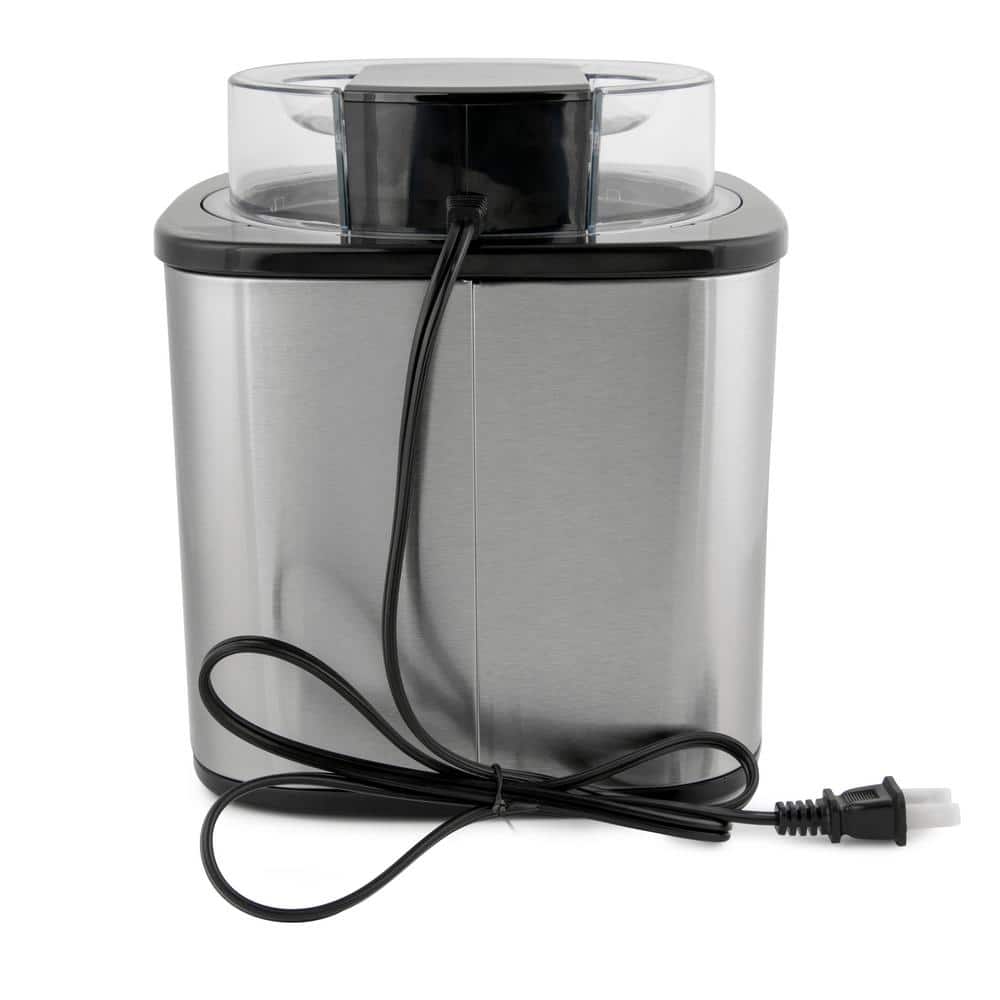 Nostalgia 2-Quart Stainless Steel Digital Ice Cream Maker