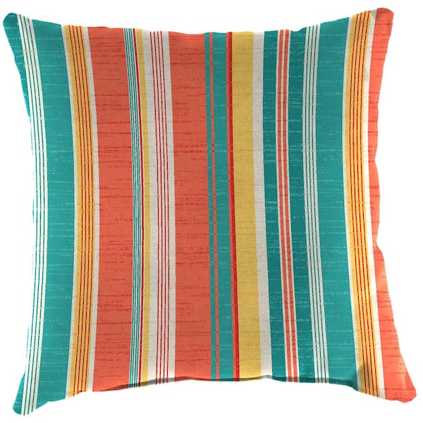 Jordan Manufacturing Westport Outdoor Toss Pillow, Teal, 12