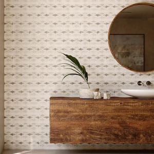 Paula Purroy Catalan Aztec Gray 5.11 in. x 5.11 in. Matte Ceramic Wall Tile (6.02 sq. ft./Case)