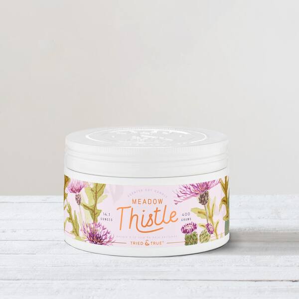TRIED TRUE Meadow Thistle Large Tin Scented Candle