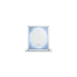 22 in. W x 23 in. H Glass Silver Standing Mirror