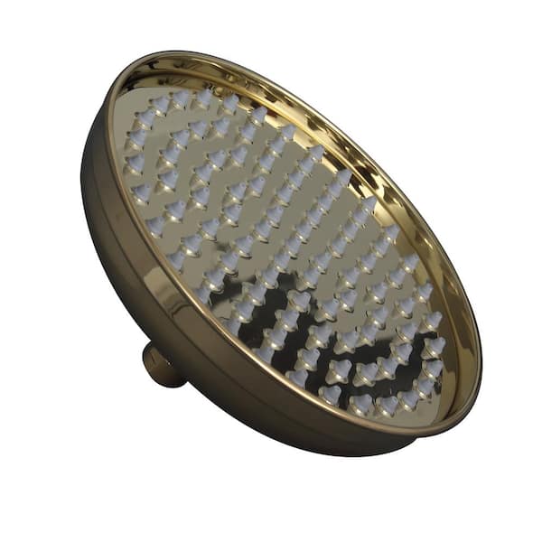 Barclay Products Seneca 1-Spray Patterns with 1.8 GPM 12 in. Wall Mount Rain Fixed Shower Head in Polished Brass