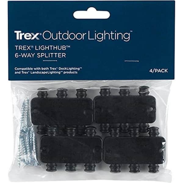 Trex LightHub Deck Lighting 6-Way Splitter (4-Pack)