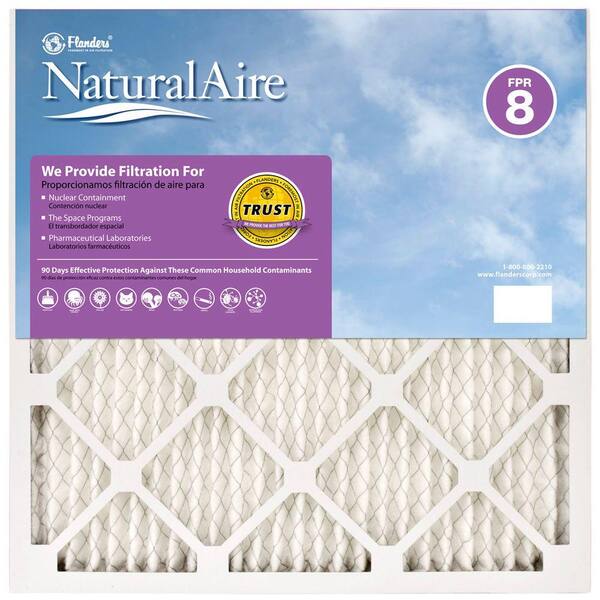NaturalAire 14  x 25  x 1  Best FPR 8 Pleated Air Filter (Case of 12)