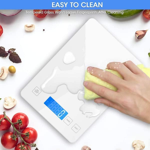 Ultra Slim Glass Digital Kitchen Scale