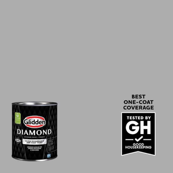 Glidden Diamond 1 qt. PPG1001-4 Flagstone Eggshell Interior Paint with Primer