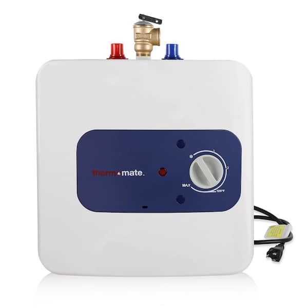 thermomate Mini Tank 3 Gal Compact Element Point of Use Electric Water Heater with 3 Years Warranty