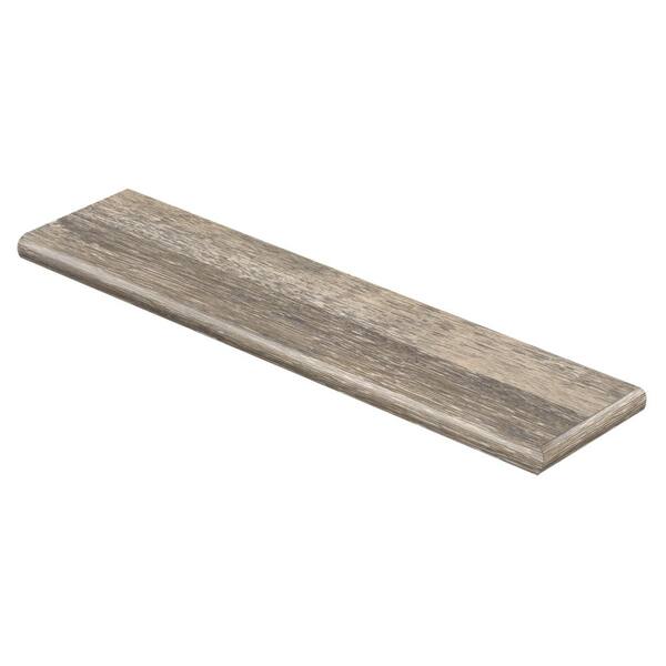Cap A Tread Greyhawk Oak 47 in. Length x 12-1/8 in. Wide x 1-11/16 in. Thick Laminate Right Return to Cover Stairs 1 in. Thick