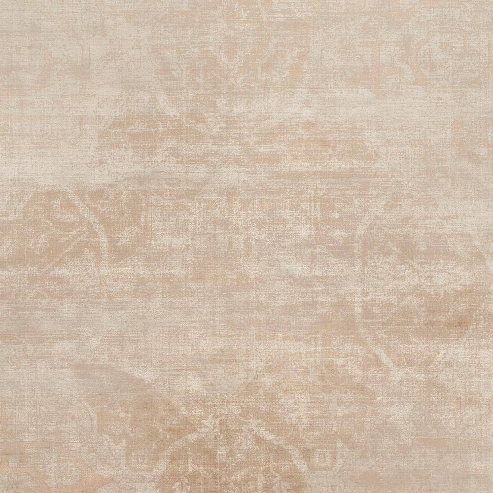Stone Beige Hand-knotted Wool and Viscose Area Rug 8' x 10'