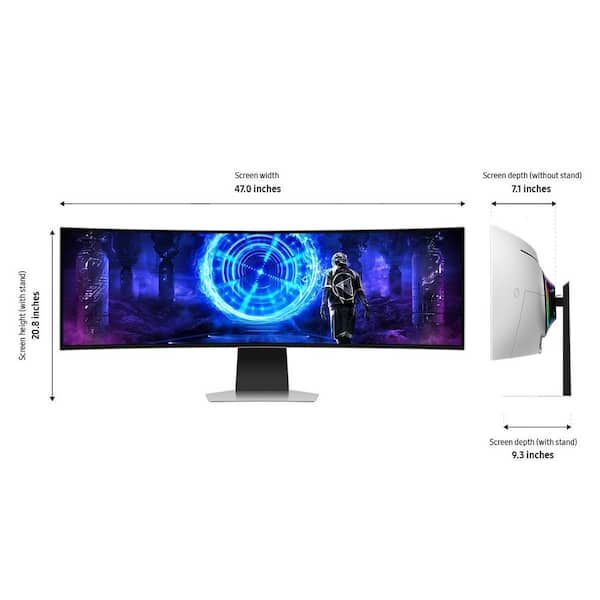 Samsung 49 in. Odyssey OLED G9 Dual QHD 240Hz 0.03ms G-Sync