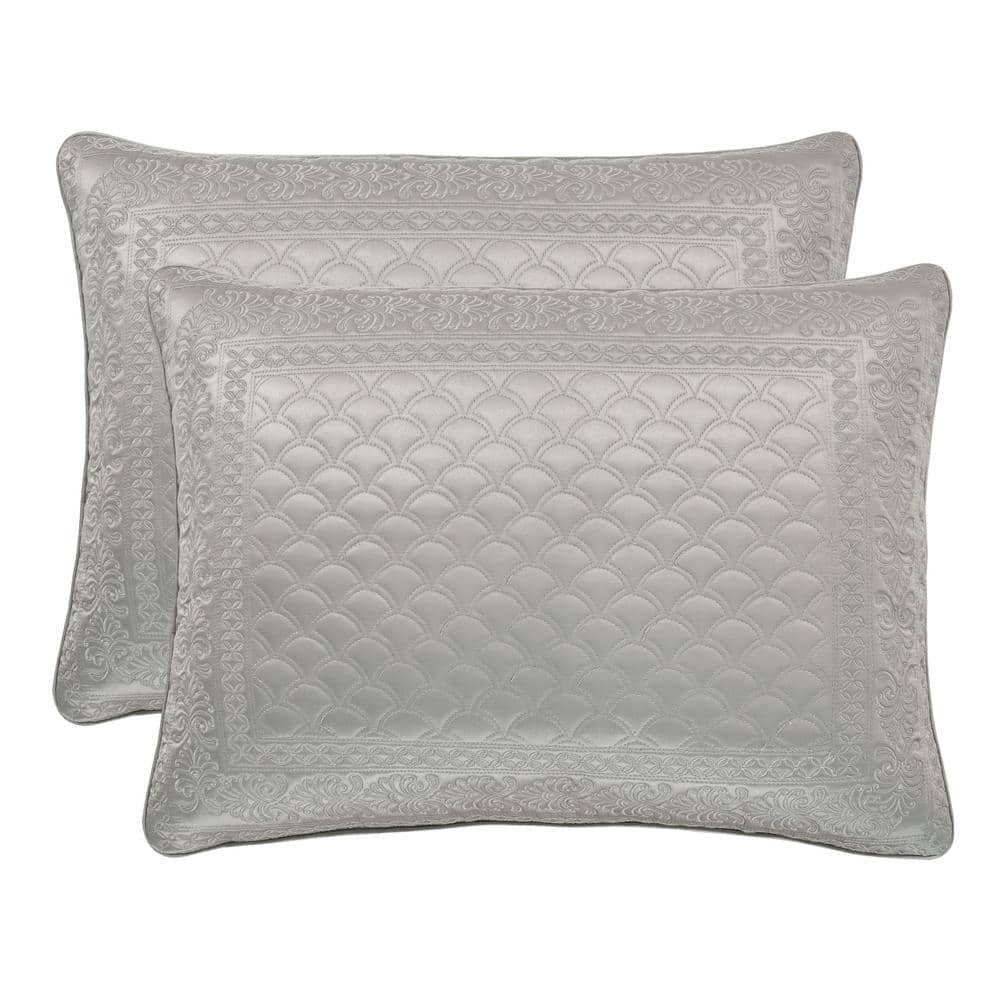 Lincoln Silver Polyester King Sham