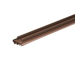 M-D 3-ft x 1-3/4-in Brown Cinch Slide-on Vinyl Door Weatherstrip in the  Weatherstripping department at