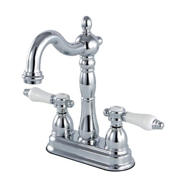 Kingston Brass Bel-Air 2-Handle Bar Faucet in Polished Chrome