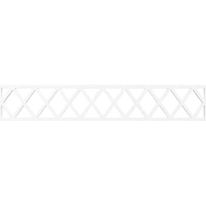 Wolford Fretwork 0.375 in. D x 46.625 in. W x 8 in. L PVC Panel Molding