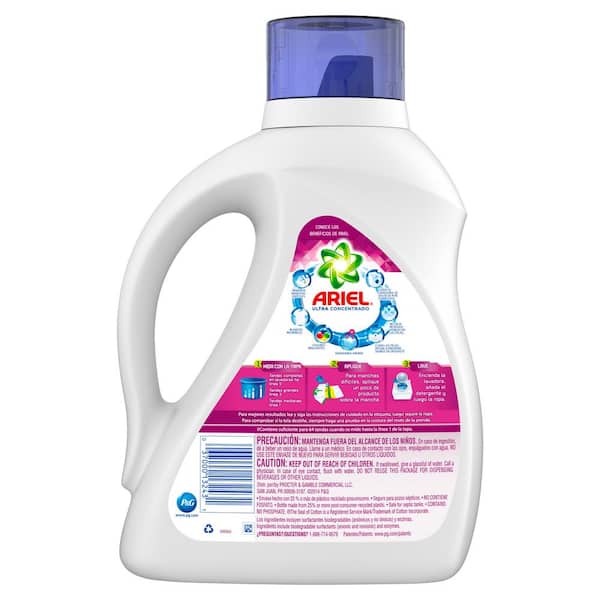 Ariel 100 oz. Ultra Concentrated Color and Style Liquid Laundry Detergent  (64-Loads) 003700013243 - The Home Depot