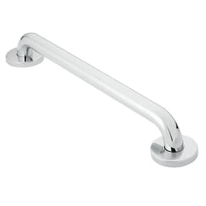 Home Care 18 in. x 1-1/4 in. Concealed Screw Grab Bar with SecureMount in Polished Stainless Steel