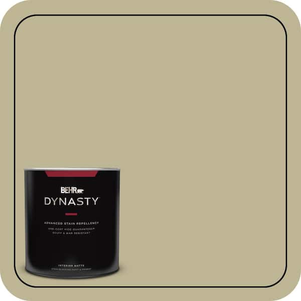 BEHR DYNASTY 1 qt. #MQ6-30 Bamboo Shoot One-Coat Hide Matte Interior Stain-Blocking Paint and Primer