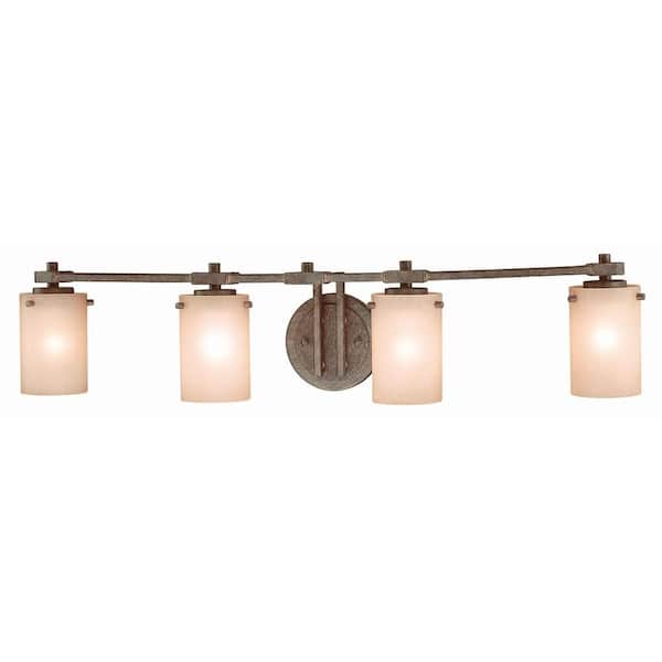 4-Light Iron Oxide Bath Light