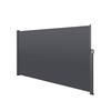 unique choice 118.1 in. x 62.99 in. Retractable Side Screen Awning, Patio Privacy Screen for Garden, Balcony, Courtyard. HDSFB-036-2